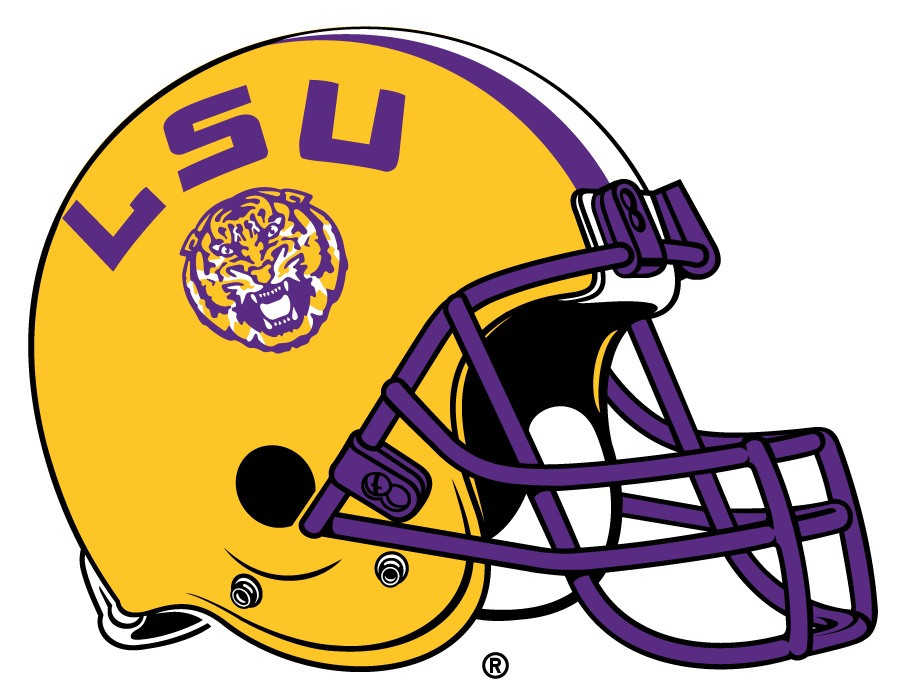 LSU Tigers 2014-Pres Helmet Logo DIY iron on transfer (heat transfer)